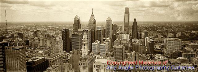 Aerial Philadelphia & PSFS Building